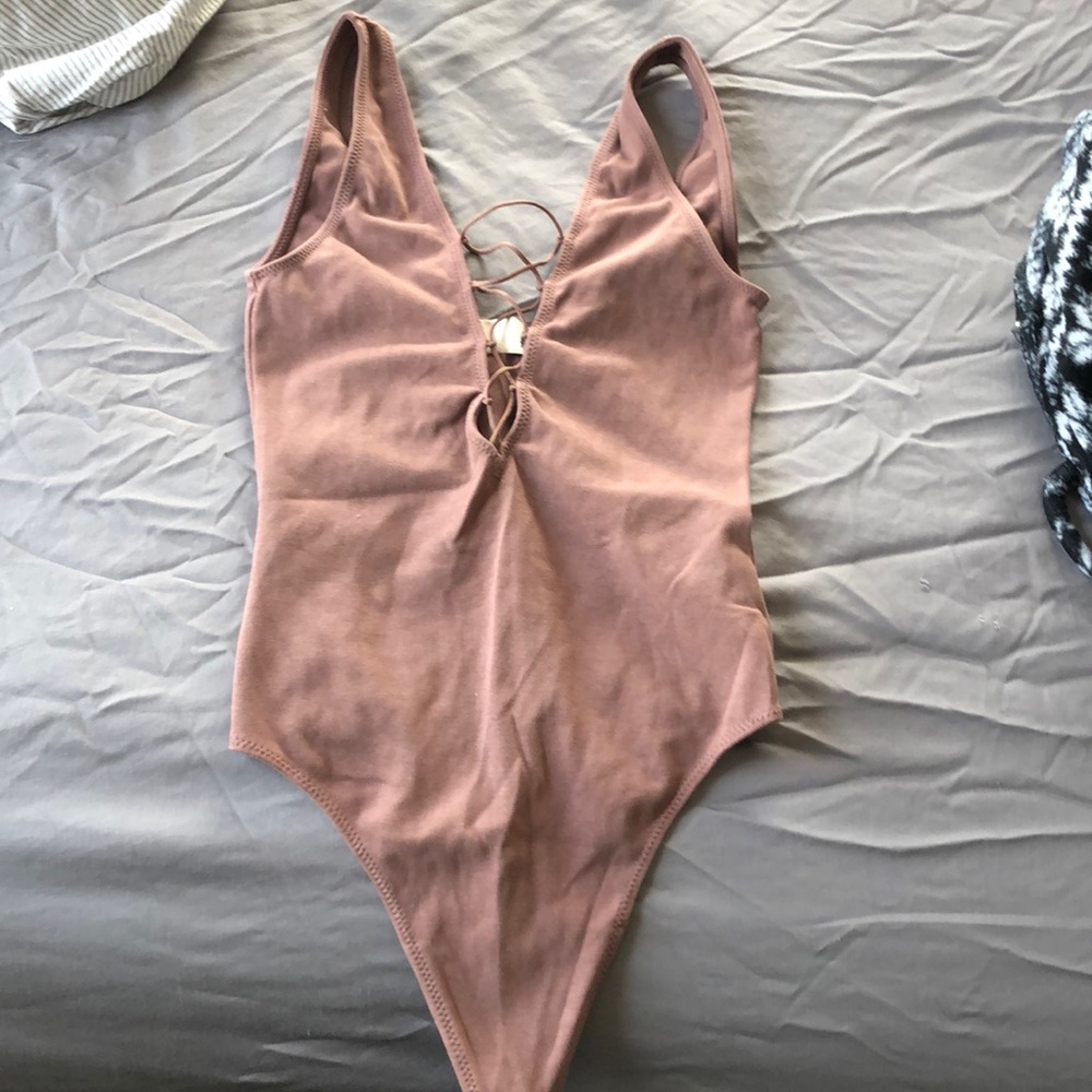 Wilfred free taupe body suit xs